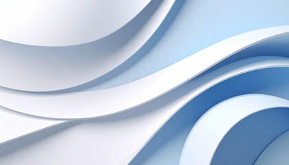Obraz premium Dynamic wave patterns abstract design digital artwork modern aesthetic soft color palette conceptual visuals