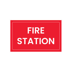 Fire Station Sign