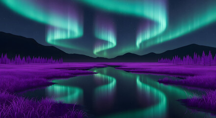 blue water reflection