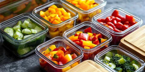 Sustainable Meal Preparation with Bamboo-Lid Containers