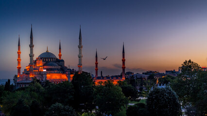 The Hagia Sophia Mosque in Istanbul