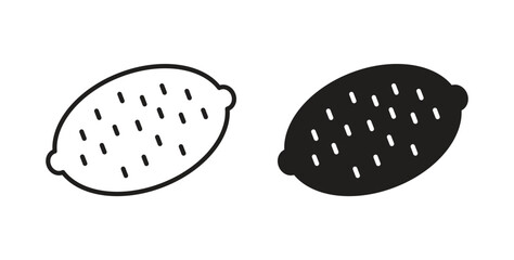 Sweet potato icon symbol, sign, logo or emblems. silhouette. EPS 10.