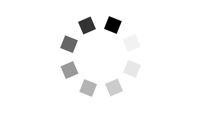  Circle Loading Animations, loading animation with dot icon 