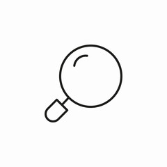 magnifying glass search icon sign vector