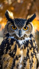 Fototapeta premium Close-up of an owl