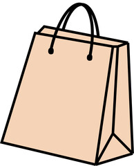 shopping bag vector illustration