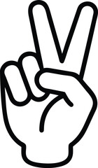 Classic peace symbol design with vibrant colors isolated on white background