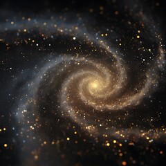 Fototapeta premium Soft Focus Galactic Spiral Arm Segment With Stars