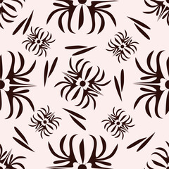 Fototapeta premium cute flower pattern image for fabric textile or wall decoration 