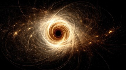 Spiral galaxy space illustration