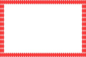 Simple Frame with White Background, Red Frame, Unique Frame, Border Frame, Photo Frame