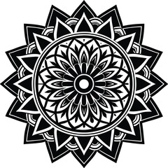 mandala circular designs vector icon