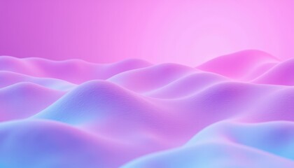 Fototapeta premium Dreamy pink and blue gradient background with soft pink sky, ideal for design projects
