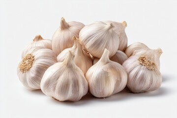 Garlic Bulbs: A Still Life of Creamy White Cloves