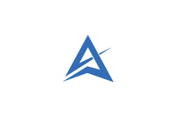 Unique A Lettermark Logo Design