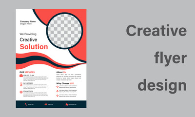 Creative Modern Flyer Design Template For Business Marketing
