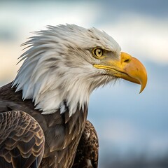 Fototapeta premium Vibrant Wildlife: Majestic Lion, Colorful Parrot & Cute Penguin Collection