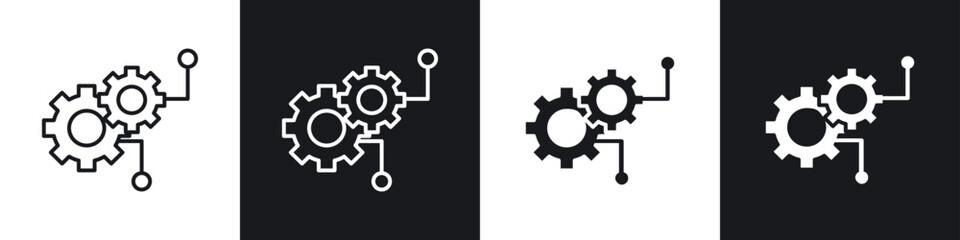 Function icon vector - Sign or Symbol collection