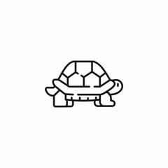 tortoise animal turtle reptile icon sign vector