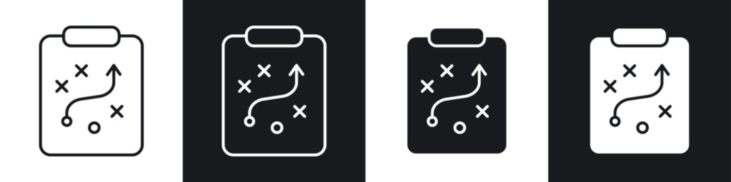 Tactics icon vector - Sign or Symbol collection