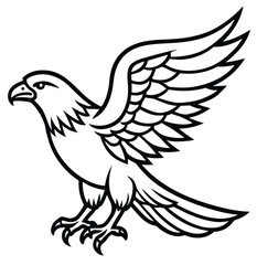 Obraz premium A graceful dove with outstretched wings flies against a white background, symbolizing peace, freedom, and love