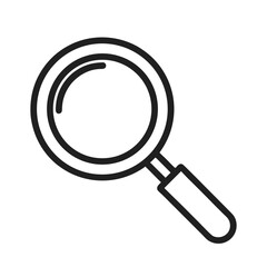 vector magnifying glass icon