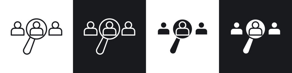 Job vacancy icon vector - Sign or Symbol collection