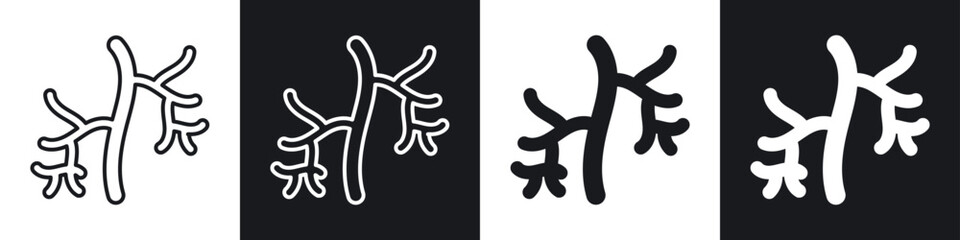 Human artery icon vector - Sign or Symbol collection