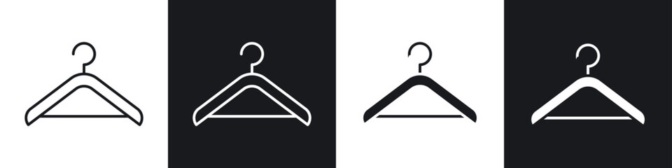 Hanger icon vector - Sign or Symbol collection