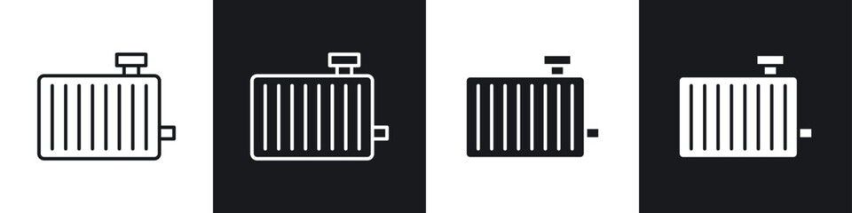 car radiator icon vector - Sign or Symbol collection