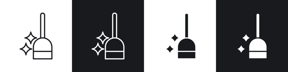 Sweeping icon vector - Sign or Symbol collection
