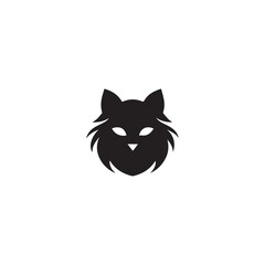 wolf head silhouette logo