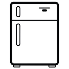 FRIDGE OUTLINE VECTOR