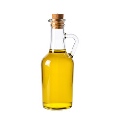 Elegant Glass Bottle with Golden Liquid – Symbol of Purity, Nature, and Gourmet Sophistication