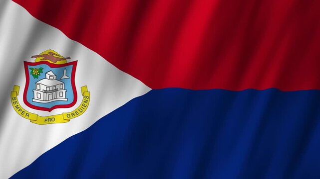 Discover the symbol of pride and unity in Sint Maarten flag