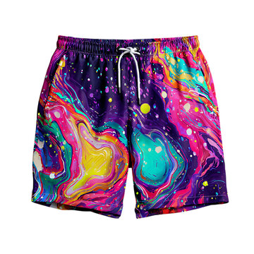 Kandi Rave Shorts Mockup 
