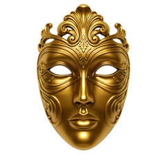 Golden Venetian Mask: Elegance and Mystery