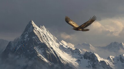 eagle on the mountain