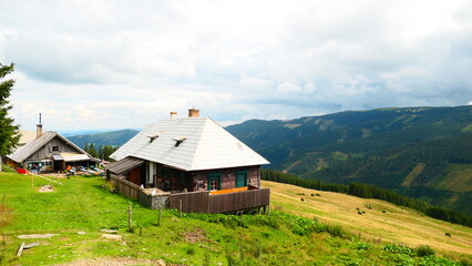 Obraz premium Ausflugsziel Feistritzer Schwaig am Wechsel in Niederösterreich 