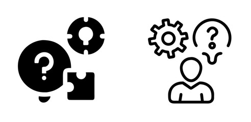 Problem Solving Icon Strategy and Solution