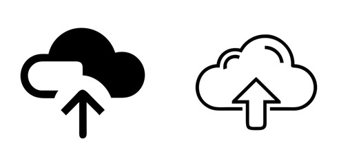 Upload Cloud File Storage Icon