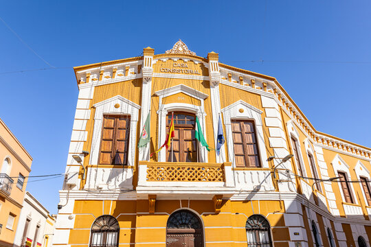 Casa Consistorial - the city hall of Pechina town, province of Almeria, Andalusia, Spain