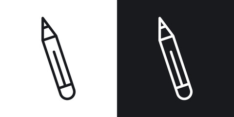 Eyeliner icons. Illustration of outline icons