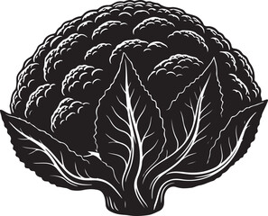 Cauliflower in Garlic image white backgrpound.