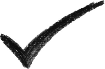 Hand-Drawn Check Mark: Authentic Approval & Validation, Perfect for Modern Designs and User Interface Elements, Instant Recognition