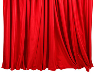 red velvet curtain performance curtains curtains texture backdrop isolated on transparent background PNG
