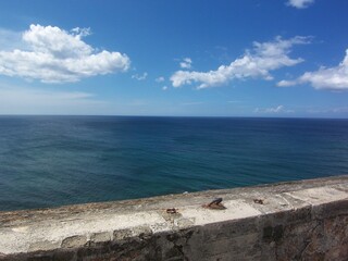 Stone Wall and Open Sea