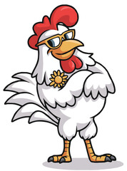 cartoon chicken cartoon