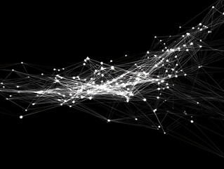 Luminous Plexus: A Dynamic Web of Interconnected Digital Nodes.