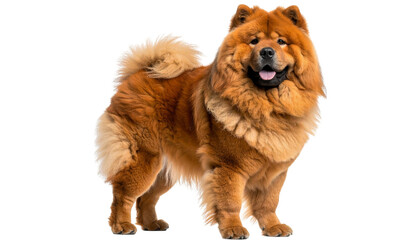 realistic chow chow dog cutout PNG editing element 